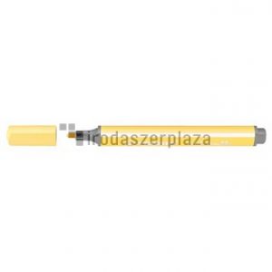 Filctoll, 1,5-2 mm, rugós hegy, STABILO "Trio Scribbi", sárga