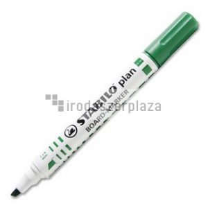 Táblamarker, 1-5 mm, vágott, STABILO "Plan", zöld