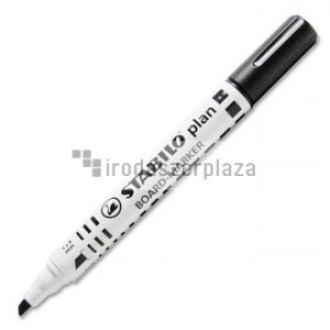 Táblamarker, 1-5 mm, vágott, STABILO "Plan", fekete