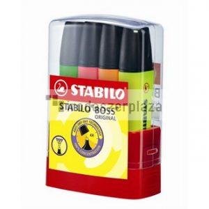 Szövegkiemelő készlet, 2-5 mm, STABILO "Boss Parade", 4 különböző szín