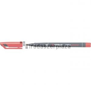 Alkoholos marker, 1 mm, STABILO "OHPen M", piros