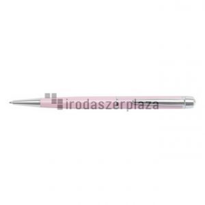 Golyóstoll, rózsaszín "Lille Pen", fehér SWAROVSKI® kristállyal, 14cm, ART CRYSTELLA®