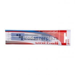 Golyóstoll, 0,3 mm, nyomógombos, UNI "SN-100 Laknock", kék