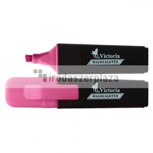 Szövegkiemelő, 1-5 mm, VICTORIA OFFICE, "Color 100", rózsaszín