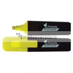 Szövegkiemelő, 1-5 mm, VICTORIA OFFICE, "Color 100", sárga