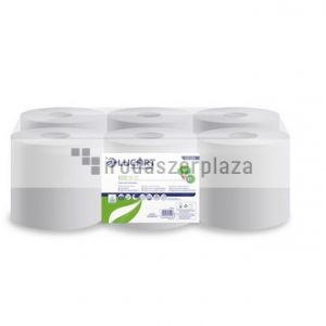 Kéztörlő, tekercses, 2 rétegű, LUCART, "Eco CF 19", fehér