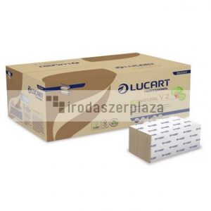 Kéztörlő, V hajtogatott, 2 rétegű, 190 lap, Havanna, LUCART, "EcoNaturalV2"