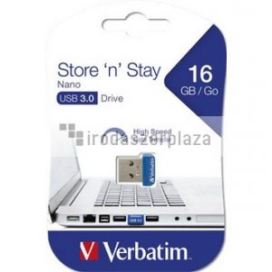 Pendrive, 16GB, USB 3.2, 80/25MB/s, VERBATIM "Nano"