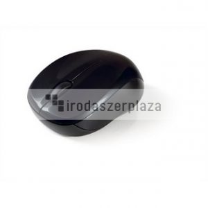 Egér, vezeték nélküli, optikai, közepes méret, USB, VERBATIM "Go", fekete