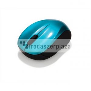 Egér, vezeték nélküli, optikai, közepes méret, USB, VERBATIM "Go", karibikék