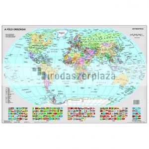 Könyökalátét, kétoldalas, STIEFEL "Föld országai/Gyermek-világtérkép"