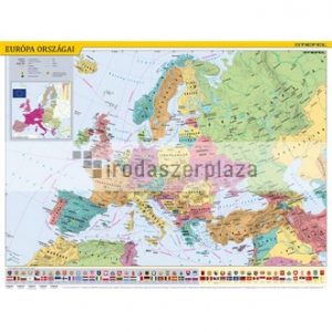 Könyökalátét, kétoldalas, STIEFEL, "Európa országai/Európa gyerektérkép"