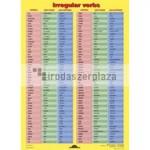 Tanulói munkalap, A4, STIEFEL "Irregular Verbs"