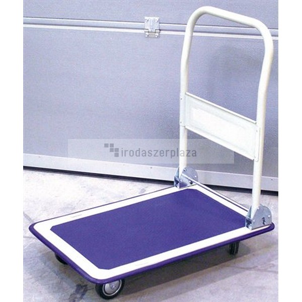 Szállítókocsi, összecsukható, 150 kg teherbírás, kék-fehér - Image 2