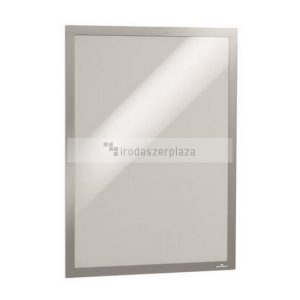 Mágneses tasak, A3, öntapadó háttal, DURABLE "DURAFRAME®", ezüst