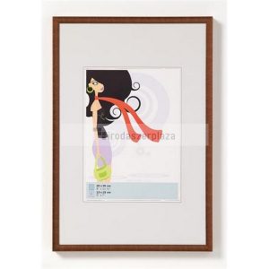 Képkeret, műanyag, 10x15 cm,  "New  Lifestyle",  bronz