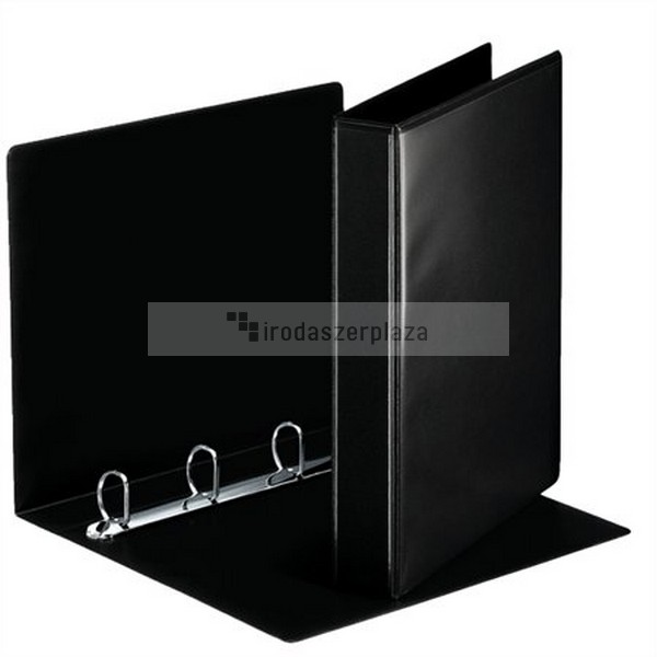 Gyűrűs könyv, panorámás, 4 gyűrű, D alakú, 50 mm, A4, PP, ESSELTE, fekete - Image 2