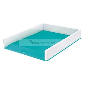 Irattálca, műanyag, kettős színhatású, LEITZ "Wow", jégkék