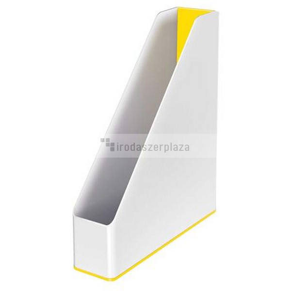 Iratpapucs, műanyag, 73 mm, kettős színhatású, LEITZ "Wow", sárga