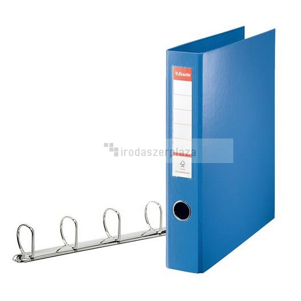 Gyűrűs könyv, 4 gyűrű, D alakú, 60 mm, A4 maxi, PP, ESSELTE "Jumbo Vivida", kék - Image 2