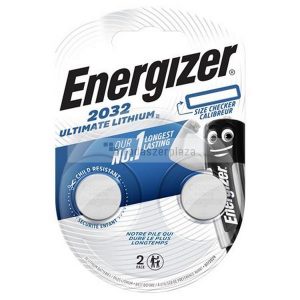 Gombelem, lítium, CR2032, 2 db, ENERGIZER "Ultimate"