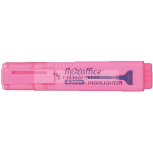 Szövegkiemelő, 1-4 mm, FLEXOFFICE "HL05", rózsaszín - Image 2