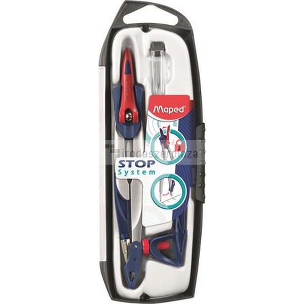 Körző készlet, rögzíthető lábakkal, 3 darabos, MAPED "Stop System" - Image 2