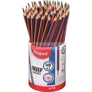 Grafitceruza, ceruzatartó, HB, háromszögletű, MAPED "Black`Peps Navy"
