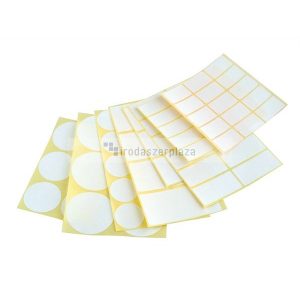 Etikett, köralakú, 50 mm átmérő, 60 etikett/csomag