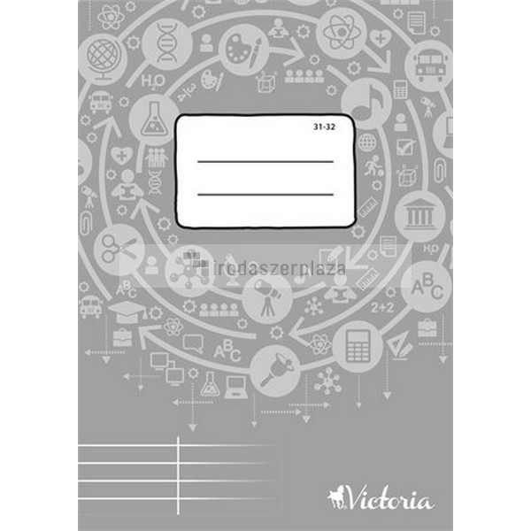 Füzet, tűzött, A5, szótár, 32 lap, VICTORIA PAPER Circle "31-32" - Image 2