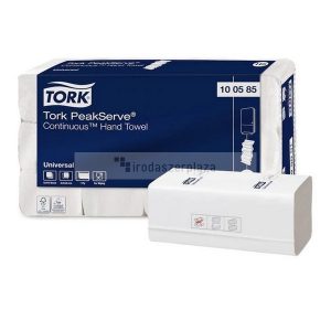 Kéztörlő, hajtogatott, H5 rendszer, 1 rétegű, Universal, TORK "PeakServe®", fehér
