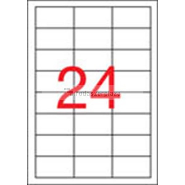 Etikett, univerzális, 64,6x33,8 mm, eltávolítható, APLI, 2400 etikett/csomag - Image 2