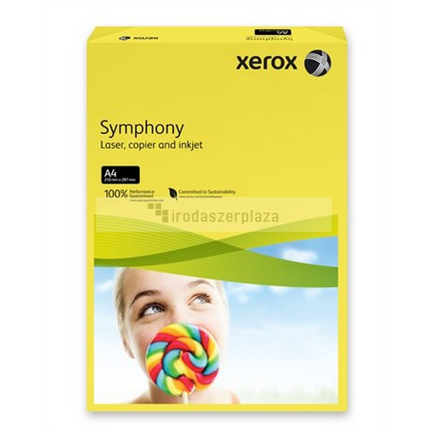 Másolópapír, színes, A4, 80 g, XEROX "Symphony", sötétsárga (intenzív) - Image 2