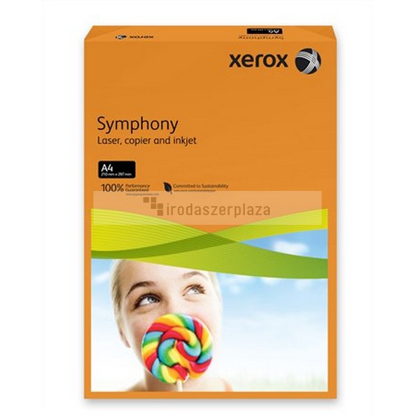 Másolópapír, színes, A4, 80 g, XEROX "Symphony", narancs (intenzív) - Image 2