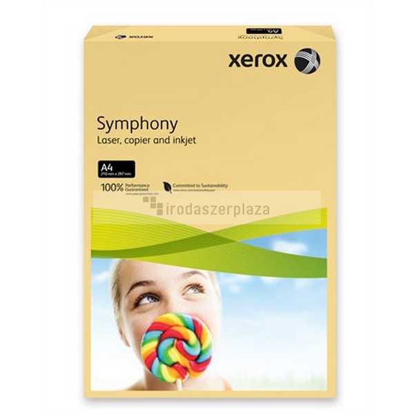 Másolópapír, színes, A4, 80 g, XEROX "Symphony", vajszín (közép) - Image 2
