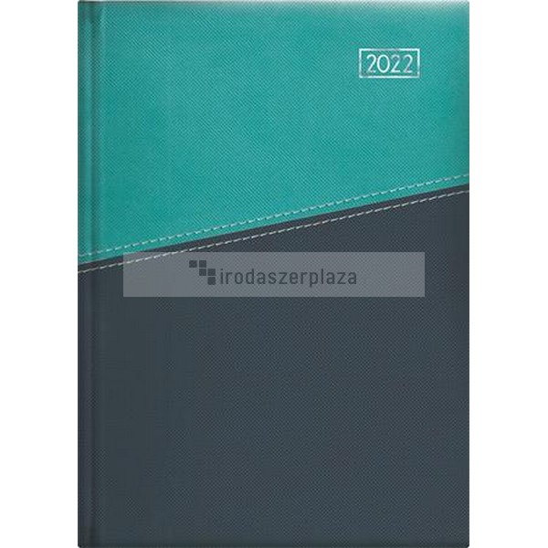 Naptár, tervező, B5, heti, TOPTIMER "Duplex", türkiz-kék - Image 2