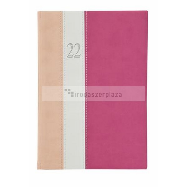 Naptár, tervező, A5, napi, TOPTIMER "Fashion", rózsaszín-fehér-mályva - Image 2