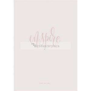 Jegyzetfüzet, vonalas, A4, 80 lap, keményfedeles, SHKOLYARYK, "Inspiration", vegyes