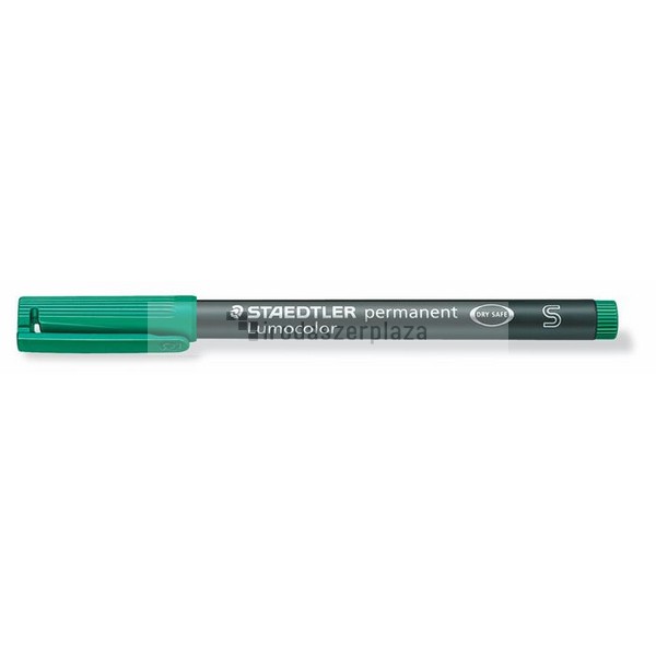 Alkoholos marker, OHP, 0,4 mm, STAEDTLER "Lumocolor 313", zöld - Image 2
