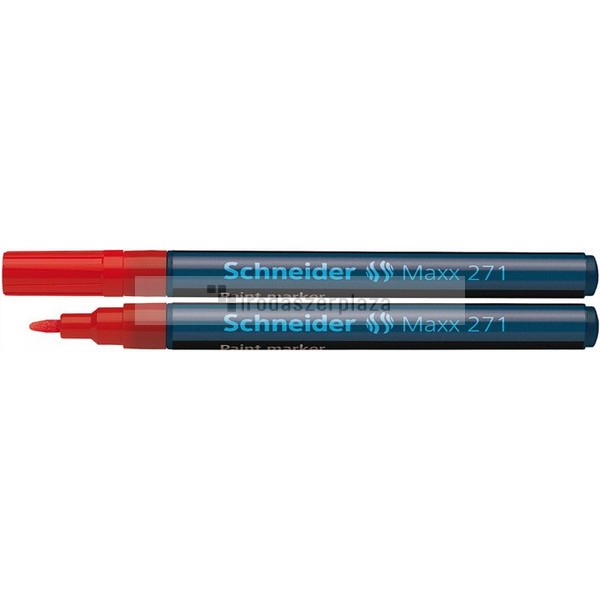 Lakkmarker, 1-2 mm, SCHNEIDER "Maxx 271", piros - Image 2