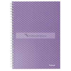 Spirálfüzet, A5, vonalas, 80 lap, ESSELTE  "Colour`Breeze", levendula