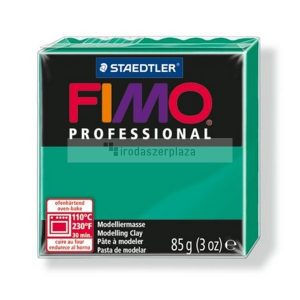 Gyurma, 85 g, égethető, FIMO "Professional", intenzív zöld