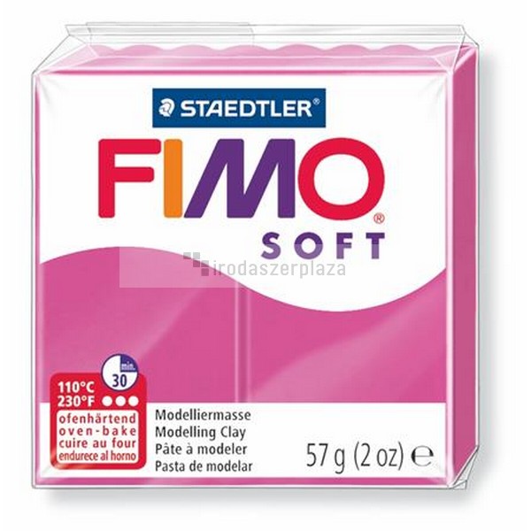 Gyurma, 57 g, égethető, FIMO "Soft", málna