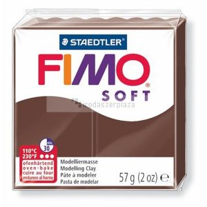 Gyurma, 57 g, égethető, FIMO "Soft", csokoládé