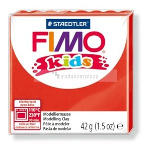 Gyurma, 42 g, égethető, FIMO "Kids", piros
