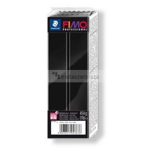 Gyurma, 454 g, égethető, FIMO "Professional", fekete