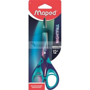 Olló, iskolai, 16 cm, MAPED "Nightfall"