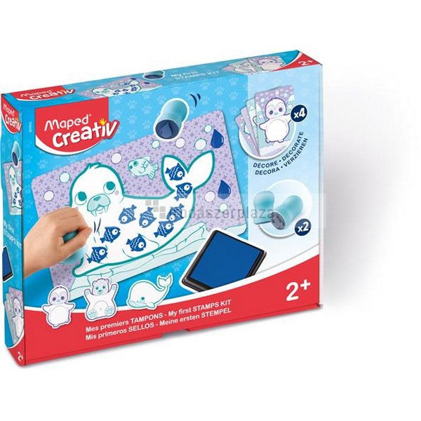 Kreatív készségfejlesztő készlet, MAPED CREATIV, "Early age", nyomdavilág