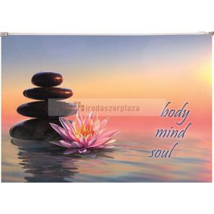 Irattartó tasak, A4, PP, cipzáras, 180 mikron, PANTA PLAST "Zen"