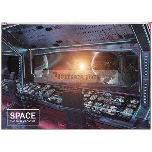 Irattartó tasak, A4, PP, cipzáras, 180 mikron, PANTA PLAST "Space"